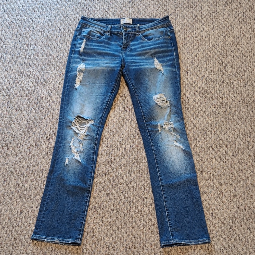 BKE Classic Blue Straight Leg Jeans